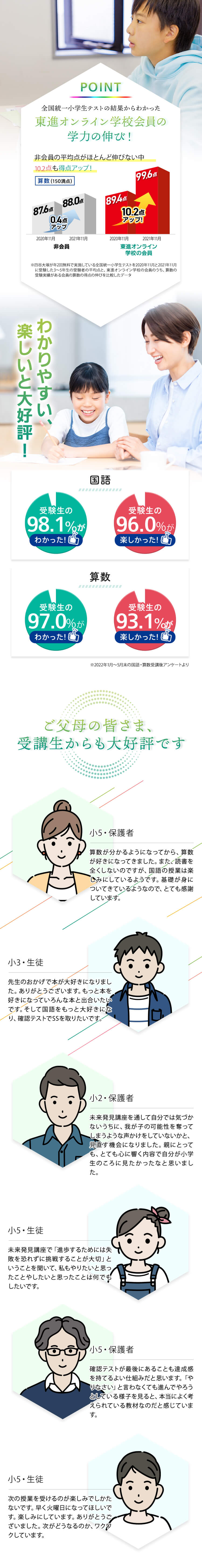 わかりやすい、楽しいと大好評！